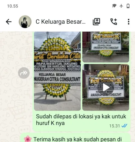 Pengiriman Papan Bunga Duka Lombok Barat