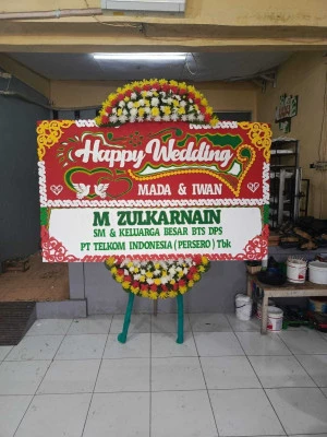 Papan Bunga di Lombok Barat